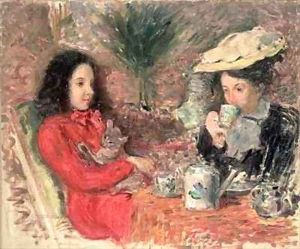 Tea Time by Emile Alfred Dezaunay