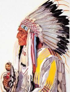 Portfolio - Blackfeet Indians Of Glacier National Park by Winold Reiss