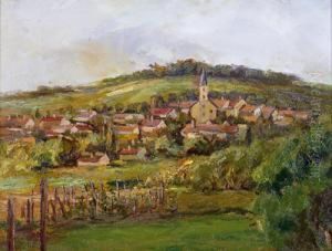 Weindorf In Burgenland by Hermann Reisz