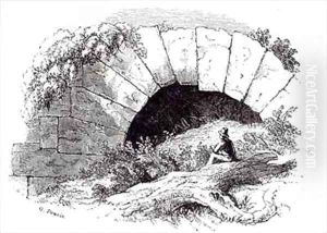 Ancient Cloaca on the Marta by George Dennis