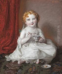 La Figlia Dell""""artista by Johann Baptist Reiter