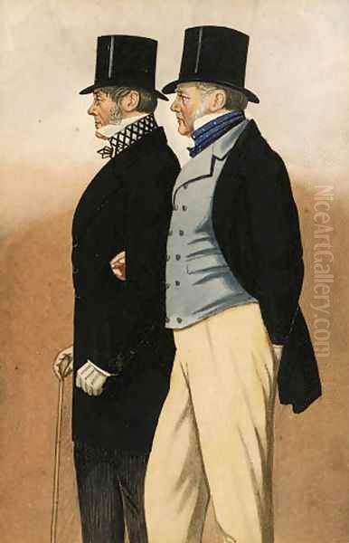 Admiral Rous and Mr Payne, three-quarter length - view 1