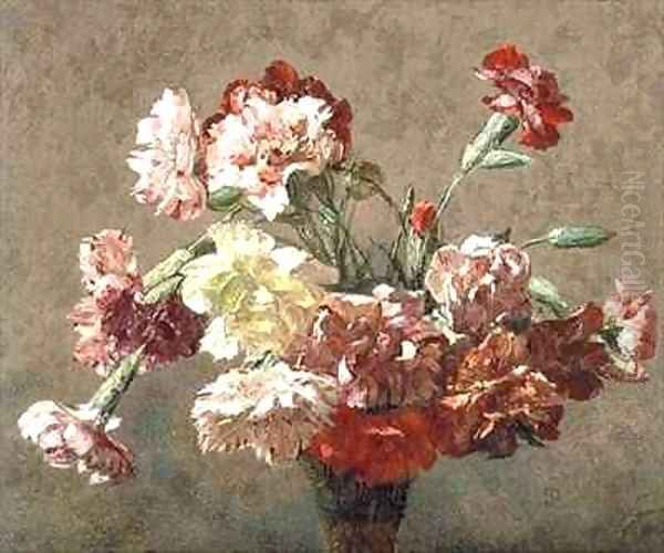 Vase of Carnations - view 1