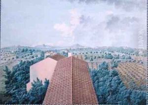 View of M Reverdits Garden from the Belvedere near Toulon
