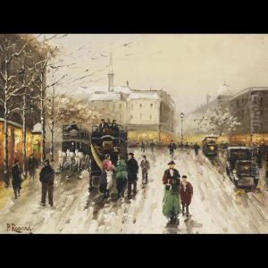 Paris Street Scene by Paul Renard