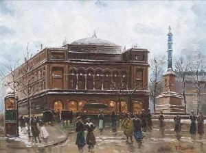 Parisianstreet Scene