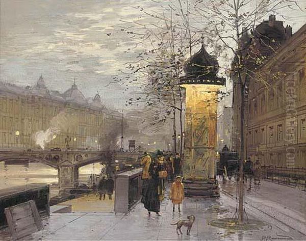 A Parisian Street Scene - view 1