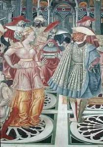 Pope Celestine III Grants Autonomy to the Hospital of Siena 2 by Bartolo Domenico di