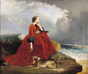 Empress Eugenie 1826-1920 at Biarritz by E. Defonds