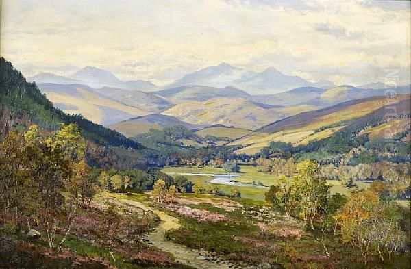 River Landscape Possibly Deeside - view 1