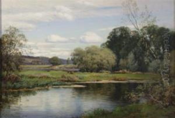 Cattle Grazing, A Summer Afternoon - view 1