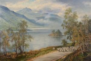 Loch Lomond, Autumn, Looking Towards Ben Lomond by George Melvin Rennie