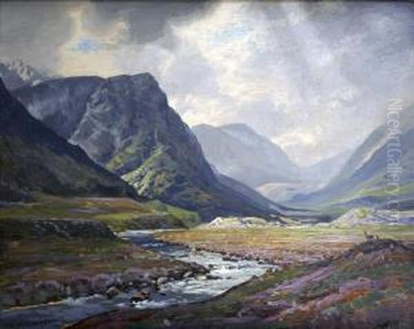 In Glen Deeabove Braemar, Larig Gru - view 1