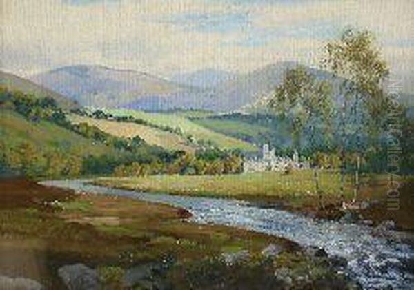 Balmoral Castle From The Dee - view 1