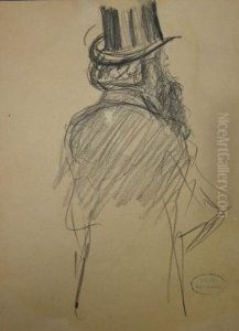 Study Of A Gentleman Quarter-length Viewed From The Rear Study Of A Gentleman Quarter-length Viewed From The Rear
