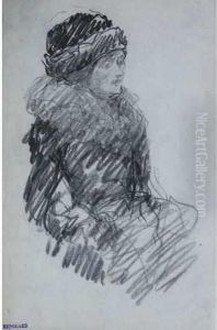 Femme Au Chapeau by Paul Renouard
