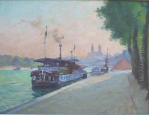 La Seinepres Du Pont Alma