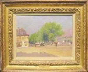 Quai De Conti - Place De L'institut by Jules Ernest Renoux