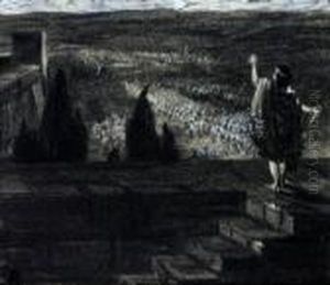 Menekeus Uber Den Mauern Von Theben by Alfred Renz