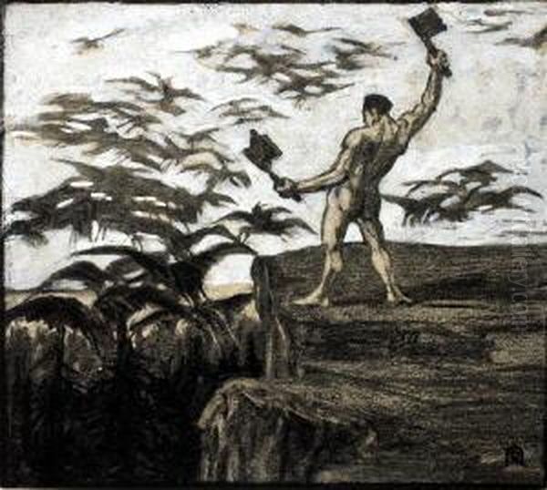 Herakles Vertreibt Die Stymphaliden - view 1