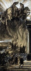 Der Sonnenwagen Mit Phaethon by Alfred Renz
