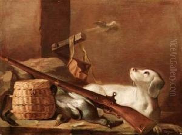Natura Morta Con Cacciagione E Cane - view 1