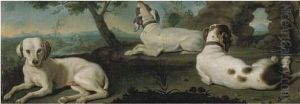 Tre Cani Da Caccia by Arcangelo Resani