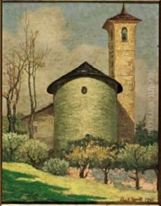"chiesetta In Val Di Susa" 1946 by Don Angelo Rescalli