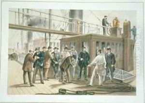 Searching for a fault after recovery of the cable from the bed of the Atlantic by Robert Dudley