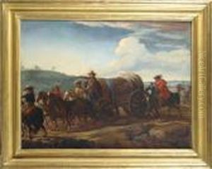 Una Colonna Di Carri by Pandolfo Reschi