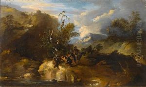 Banditi In A River Landscape