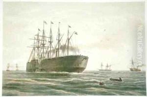 The Great Eastern under way by Robert Dudley