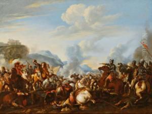 Scena Di Battaglia by Pandolfo Reschi