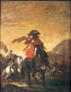 Escena De Batalla by Pandolfo Reschi