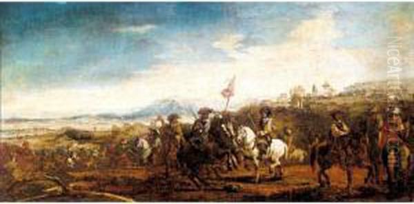 A Commander Giving Orders After A Battle - view 1