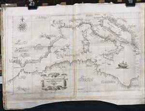 Una Carra Generaledel mare Mediterranio by Robert Dudley