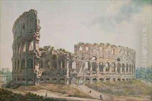 The Colosseum Rome by Abraham Louis Rudolph Ducros