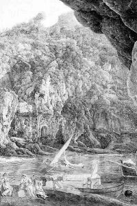 View of the coast near Naples by Abraham Louis Rudolph Ducros
