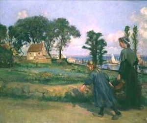 Returning Home by Charles Jules Duvent