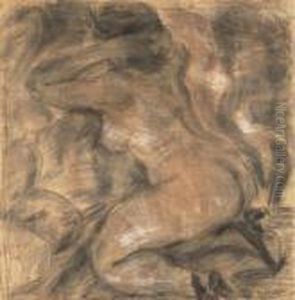 Mujer Ante El Espejo by Armando Reveron