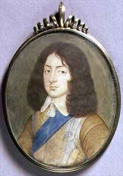 Portrait Miniature of Charles II 1630-85 - view 1