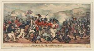 Defeat of Ashantees by the British forces under the command of Colonel Sutherland by Denis Dighton