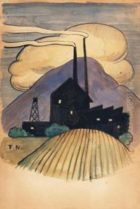 Fabricas A Las Faldas Del Cerro by Fermin Revueltas