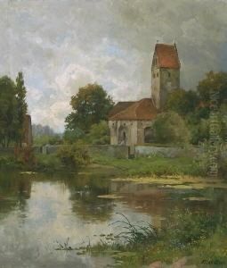 "allacher Kirche Mit Der Wurm". by Oscar Rex