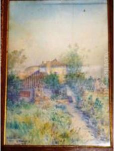 Paysage by Alphonse Rey
