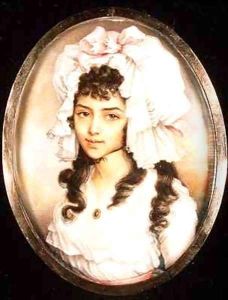 Miniature Portrait of a Girl by Diana