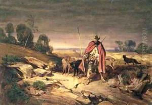 The Return of the Shepherd by Gabriel-Alexandre Descamps