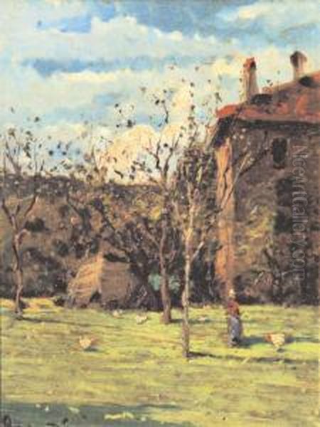 Aia Con Contadine E Galline - view 1