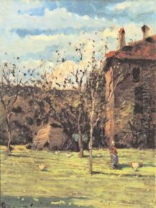 Aia Con Contadine E Galline