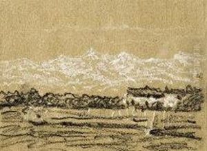 Paesaggio Con Montagne